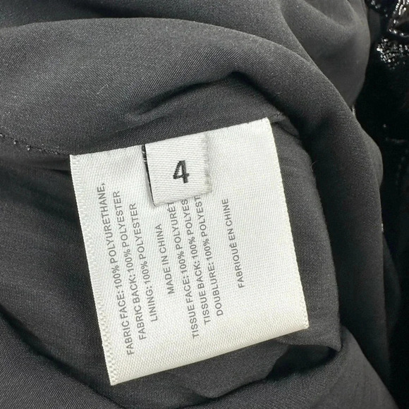 Proenza Schoeler White Label lacquered-effect straight-leg trousers size 4 B921 - Picture 6 of 8